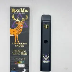 Buck MTN Live Resin Sauce 1g Disposables