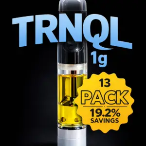 *NEW BRAND* TRNQL 1g 510 Thread Cartridge- 13 PACK 10 NEW FLAVORS